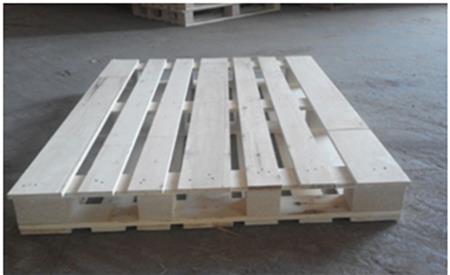 Plywood pallet for electronic